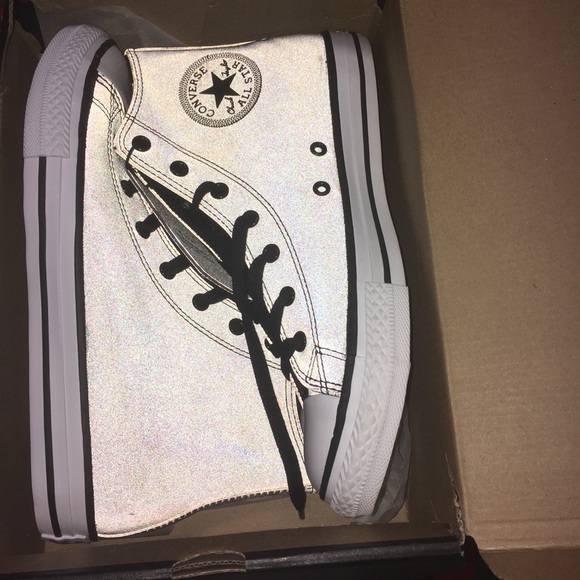 Converse 650932C Ctas Hi Black junior walking Shoe - Picture 5 of 5